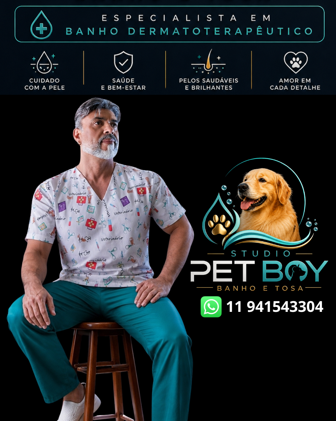 Studio Pet Boy — Especialista em Banho Dermatoterapêutico em Jundiaí